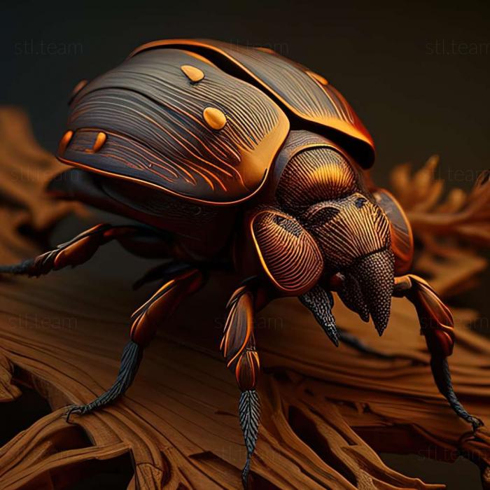 3D model Nicrophorus morio (STL)